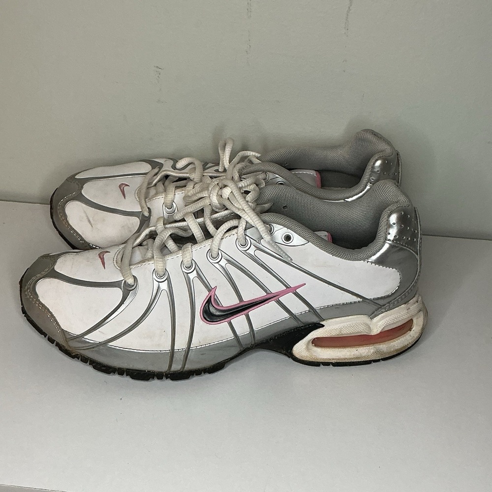 Nike Air Max Torch SL Women's US 8.5 White Silver Pink 317004-106 - Picture 2 of 6